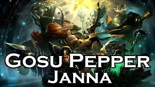 Gosu Pepper plays Janna - Full Game - Patch 5.9