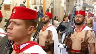 Los Regulares del Ejército con Santa Teresa