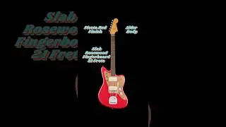 Fender Limited Edition Vintera II Road Worn 50s Jazzmaster Fiesta Red #guitar #shorts