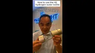 How to use a h2 hydrogen water bottle