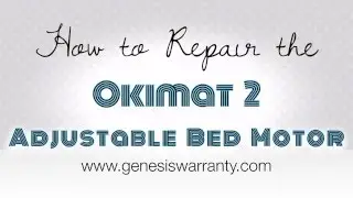 How to Repair an Okimat 2 Adjustable Bed Motor. Leggett and Platt, Tempurpedic, Sleep Number