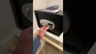 How to operate Amazon Basics Steel Security Safe #howto #safe #amazon #securitysafe #setup