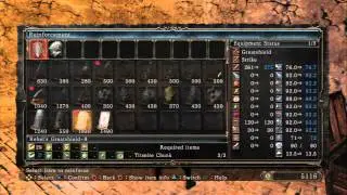 Dark Souls II - Steady Hand McDuff: Reinforce Rebel's Greatshield +9, Lost Sinner's Sword +1