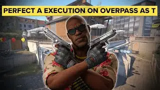 Perfect A Execution on Overpass as T - Lesson by CS2 Coach v1dma
