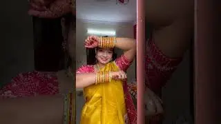 Newly Married Bride ❤️ #sareelove #biharirituals #bihariculture #dulhan #newlymarried  #bride #grwm