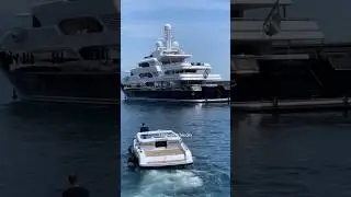 Arriving in style: superyacht Horizons III