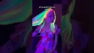 #реклама спасибо iroiro!🌈🍭 #волосы #радужныеволосы #цветволос #неон #радуга #подарок #волосысвоим...