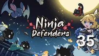 Ninja Defenders : Cat Shinobi - Stage 35