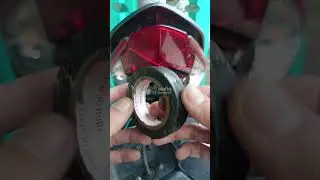 Rubah Lampu Senja belakang Vario 125 KZR jadi lampu rem. #lampusenja #lampurem #lampusein 