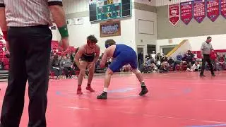 1st place, David Davis, Vikings, Miami East HS vs  Brayden Doran, Arrows, Preble Shawnee HS 6 - 2