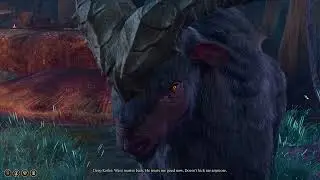 Talking to Deep Rothe Animal at The Underdark in Baldur's Gate 3