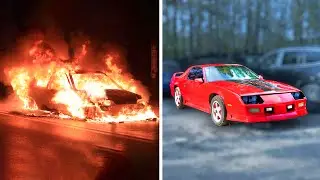 RESTORING A CLASSIC CAR THAT WAS BURNED IN A FIRE! - Collision Repair at Johnson Auto Body