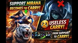 Mirana Support to Carry Transition &ndash; Dota 2 Match