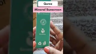Kindlife Haul#2 Part#4 | Qurez Mineral Sunscreen #skincare #mineralsunscreen #sunscreen #unboxing