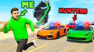 GTA 5 CROSS MAP on FOOT Manhunt
