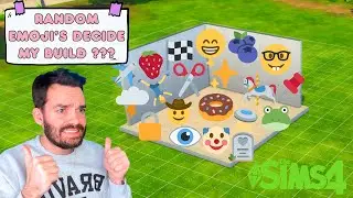 I Let a RANDOM EMOJI Generator Decorate My Build In The Sims 4