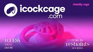 Embrace Your Feminine Side: Pink Resin Chastity Cage with Inverted Design