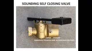 Marine sounding self-closing valve-Marine self-closing measuring pipe head