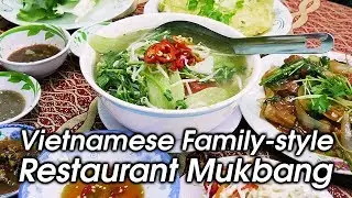 Vietnamese Family-Style Restaurant Mukbang in Nha Trang | VIETNAMESE FOOD