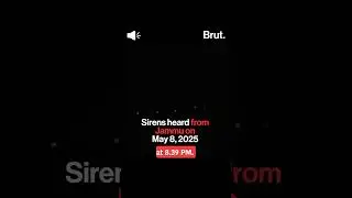 Sirens heard from Jammu on May 8, 2025 after locals report total blackout.