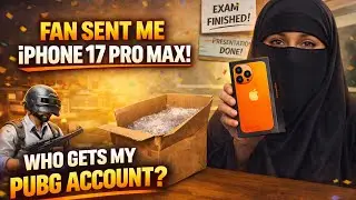 WHO GETS MY PUBG ACCOUNT | FAN SENT ME I PHONE 17 PRO MAX | KNIGHT QUEEN VLOGS