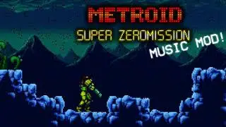 Metroid Super Zero Mission Music Mod - Crateria (Raining)