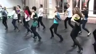 Elena Ninja Bonchinche' Vogue show with Students