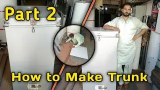 How To Making Incredible Metal Trunk |Wheat storage Metal Sheet Trunk|DIY Work|Part 2|@Local Footage
