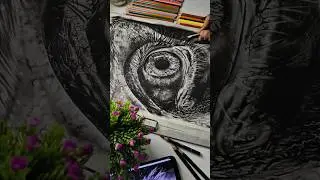 Hyper Realistic Eye Drawing | Hyper Realistic Sketch | Realistic Eye #art #realisticsketch #shorts