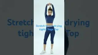 【 Stretch Quick-drying tights Yoga Top 】