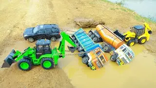 High Speed Mahindra Truck Tata Truck Volvo Dumper Accident Pulling RC JCB Fortuner Car Crane ? CSToy