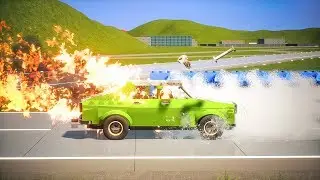 Experiment: FIRE vs WATER | Brick Rigs (Can We Extinguish a Car?)