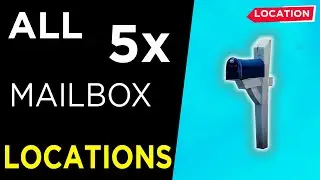 Destroy Mailboxes Location - Fortnite Mailbox Locations Map