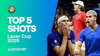 Top 5 Shots: Laver Cup 2025 ft, Carlos Alcaraz, De Minaur, Zverev & MORE! 🔥