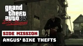 Angus Bike Thefts Walkthrough | GTA 4 TLAD Mods 4K 60fps