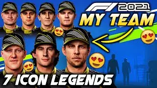 F1 2021 My Team: ICON DRIVERS REVEALED! I'M HAVING A CRISIS! - F1 2021 Deluxe Edition Legends!