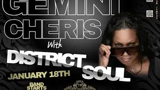 Live at Tempoo 1.18.26 Live Music Sundays ft. Gemini Cheris w/District Soul 