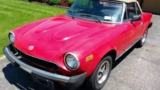 1979 FIAT SPIDER 2000 Pinifarina