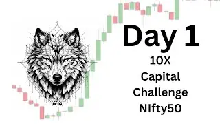Day 1: 10X My Capital Challenge | NIFTY50 Options Scalping