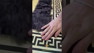 Luxurious Handmade Natural Grey Sheepskin Rug | Premium Quality, Cozy Home Decor #homedecor  #rugs