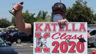Katella High School Drive Through Graduation!