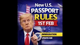 New US Passport Rules in February  US Citizens & Green Card Holders MUST Know Before Traveling