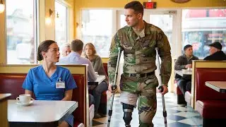 «Posso sedermi qui?» chiese il NAVY SEAL disabile all’infermiera… ciò che seguì fu incredibile