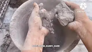 Unique asmr series #asmrrelax #asmrstisfying #crumbling #cement #sleepaidasmr #sandcement 