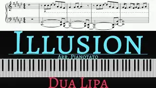 Dua Lipa - Illusion | Piano cover by Pianotato