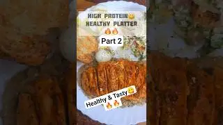 Easy High-Protein Meals 💪 | Healthy Platter (Part 2) | Swad Studio #shorts #cooking #healthy