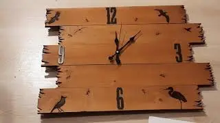 Sold! Wooden Rustic Wall Clock
