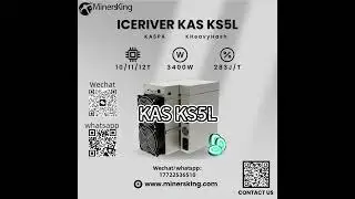 MINER    ICERIVER KAS KS5L(It is very important to find a suitable mining machine)