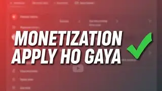 Finally Monetization Apply 😍 | YouTube Channel Update 2026 #monetization #dailyvlog  