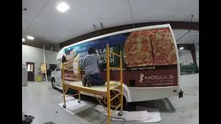 Shuttle Bus Wrap Time-lapse